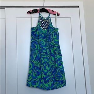 Lilly Pulitzer gold detailed dress, S